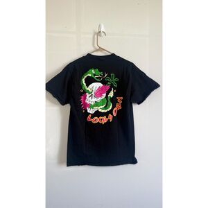 A.Lab Locals Only Graphic T Shirt Men’s Medium Black Snake Skull Streetwear